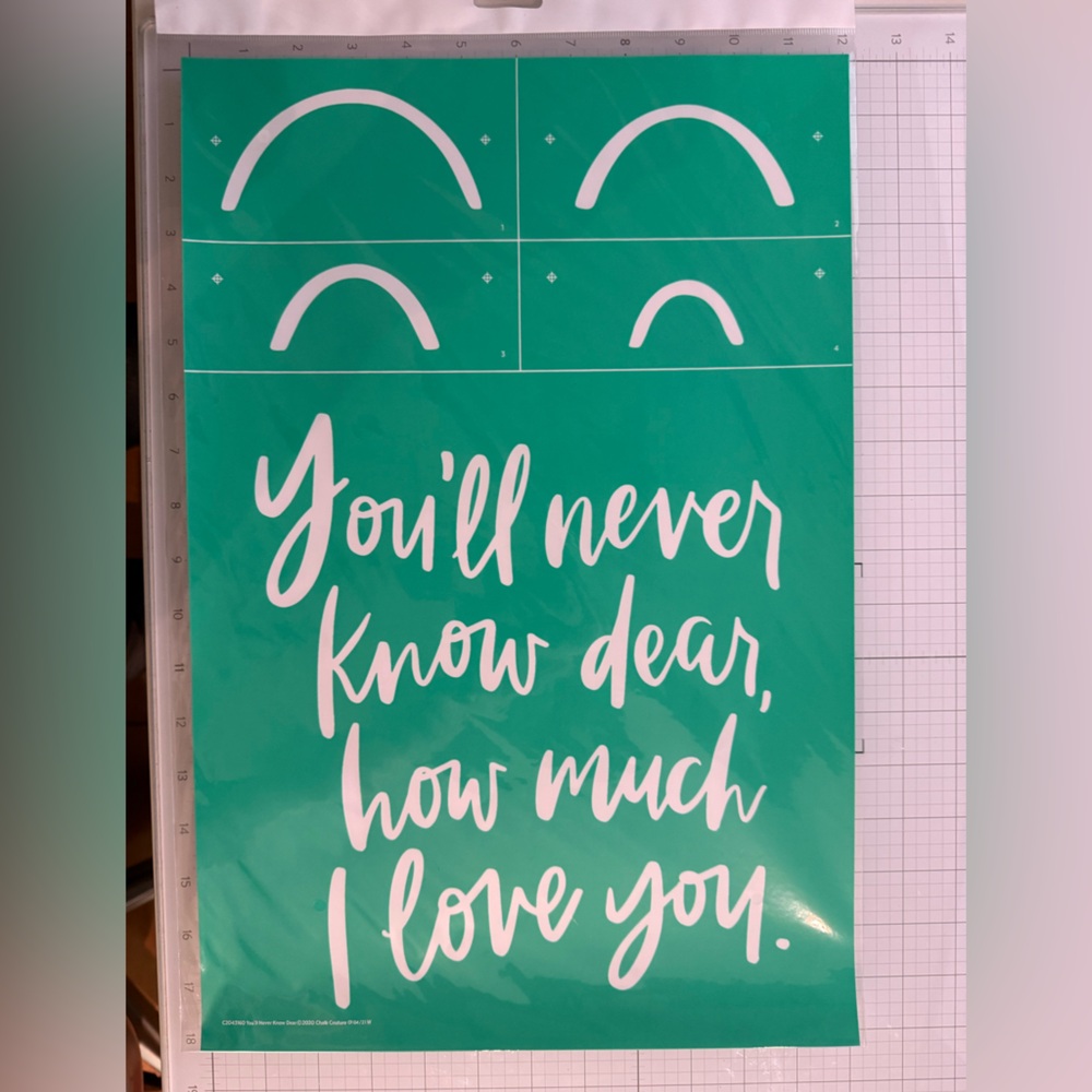 Chalk Couture - You’ll Never Know Dear - Silk Screen Stencil - New DIY Decor